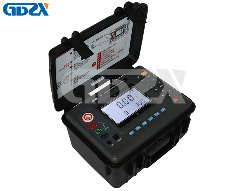 ZX2677 5KV 2000GΩ Digital Earth Insulation Tester Megger Meter With DC Current Test