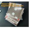 Buy cheap Factory Shiny Rose Gold Silver Cosmetic Zipper Bubble Bag Self Adhesive Plastic Pe Material Mailer Zip Lock Padded Bag, from wholesalers