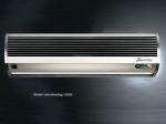 Remote Controlling Aluminum Silver Compact Air Curtains For Door 9-11m/s