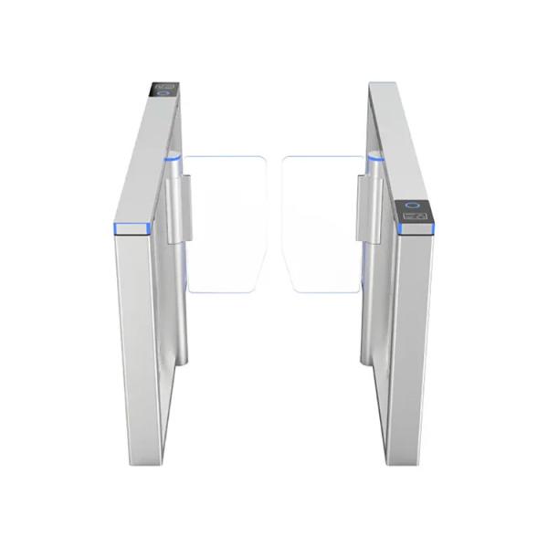 Buy cheap RBG Warning Light Swing Barrier Gate High Speed 304 Stainless Steel Square Cabinet from wholesalers