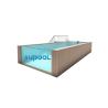 Buy cheap Balcony Garden Aupool Endless Lap Swimming Pool In Clear Polyester Plastic from wholesalers