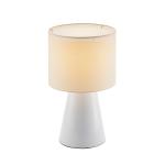 Gourd Cream 110v Ceramic Table Lamp For Bedroom Corded Electric