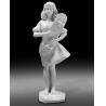 Buy cheap Indoor art exhibition marble sculptures beautiful girl stone statue,stone carving supplier from wholesalers