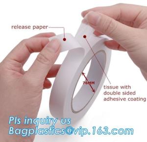 China Industrial Strong Double Sided adhesive Tape With Carrier Tissue Foam Pet Bopp for automotive use eva foam pe foam on sale