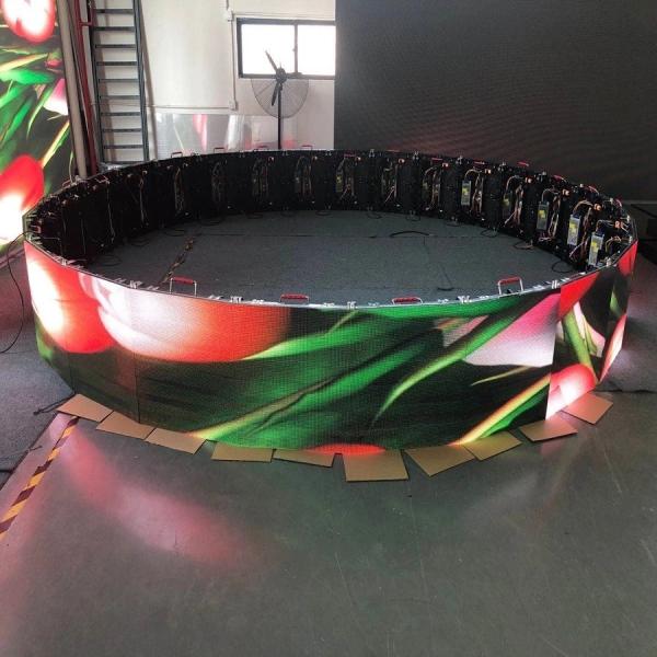 Buy cheap Wedding Backdrop Panel P3.91 P4.81 Curved Stage LED Screens from wholesalers