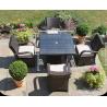 Buy cheap Minimalist New Nordic Courtyard Handmade PE Rattan Table and Chairs Sets from wholesalers