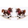 Buy cheap Dark Brown Rocking Horse With Sound And Moving Mouth and Tail And Led Light Big Size from wholesalers