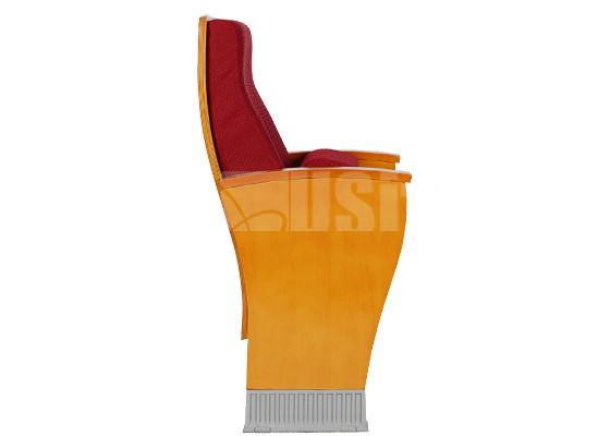 Excellent Plywood Auditorium Commercial Theater Seating With Polished Alu Structural
