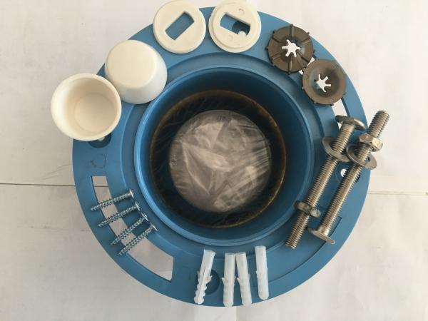 Buy cheap Leak Proof Toilet Tank Fittings Rubber Toilet Wax Ring Gasket With Flange Installed from wholesalers