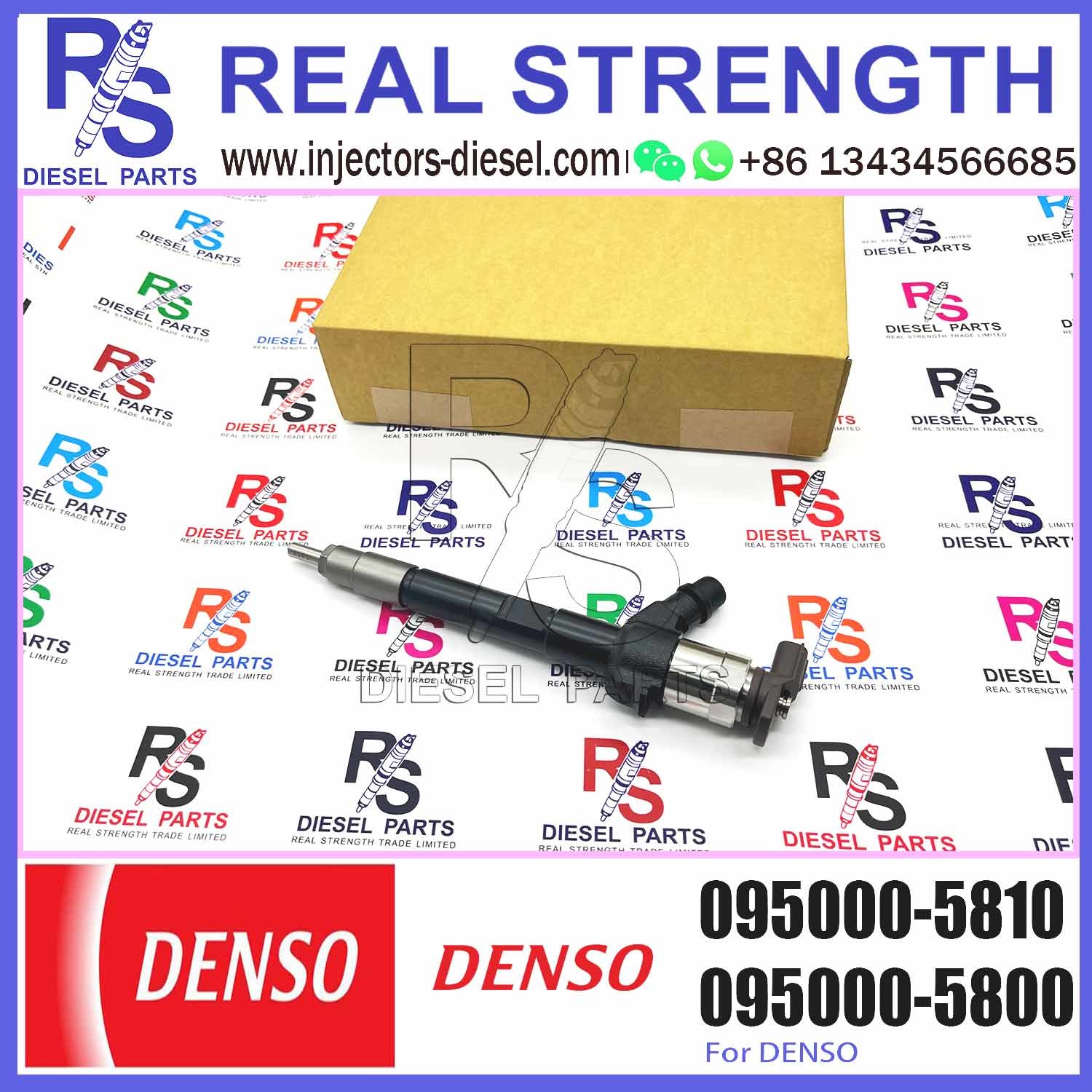 Diesel Fuel Injector 6C1Q-9K546-BB 6C1Q9K546BB 095000-5810 for Land Rover Defender ZSD-424