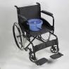 Buy cheap Barebone Folding Steel Wheelchair Solid Castor Easy Assemble from wholesalers