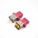 LC fiber optic adapter Fiber Optic Couplers SM/MM/OM3/OM4/OM5 With Metal Shutter