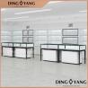 Buy cheap OEM Reliable Stain Steel Combine Wooden Jewelry Showcase , Retail Jewelry Display Cases from wholesalers