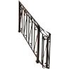 Buy cheap Modern Hotel Aluminium Glass Stair Handrail Wrought Iron Railings For Outside Steps from wholesalers