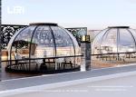 Outdoor Luxury Glamping Tents Clear Polycarbonate Crystal Dome House Hot Tub