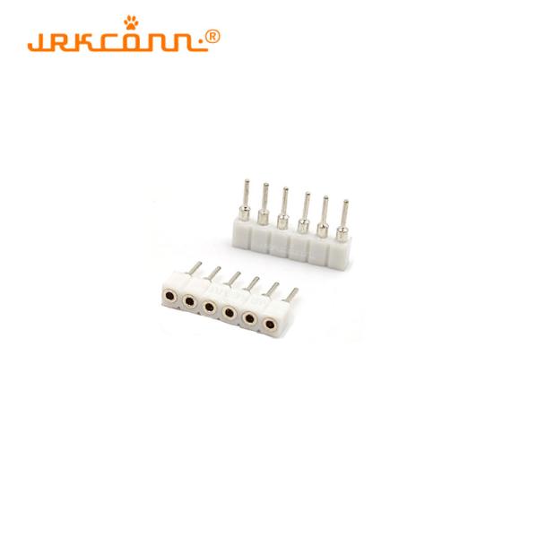 Buy cheap Round 2.54mm Pitch Female Header Connector Plastic H3.0MM 6 Pin Female Header 2.54 Mm from wholesalers