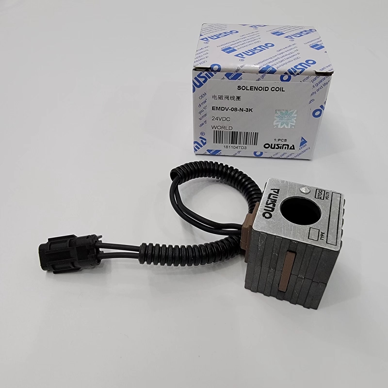 Sany Excavator Solenoid Valve Coil EMDV-08-N-3K