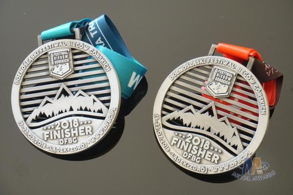 Buy cheap Smooth Back Finisher Metal Award Medals For Holiday Souvenir Decoration from wholesalers