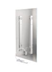 Electric Heating Tempered Infrared Room Bathroom Heater Wall Glass Panel for