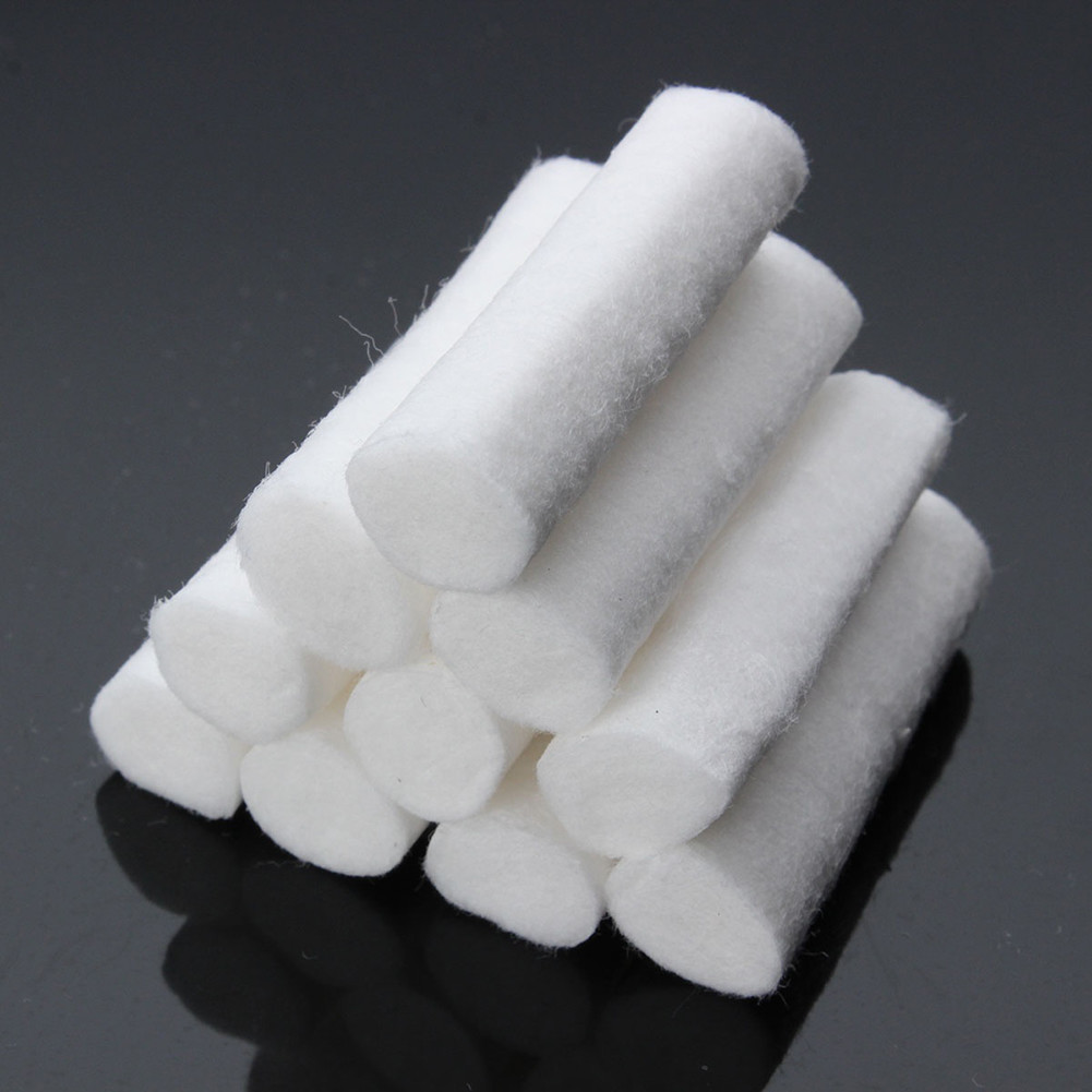 Convenient Dental Cotton Roll Non Chemical Additives For Cleaning Oral Wound