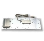 Dustproof Panel Mount Metal Waterproof Keyboard Esay Clean With 38mm Trackball