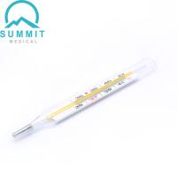 Buy cheap Hospital Oral Armpit Glass Thermometers Clinical Mercury Thermometers Medium product