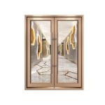 Modern Design Great Steel Main Material Aluminium Alloy Frame Spring Door for