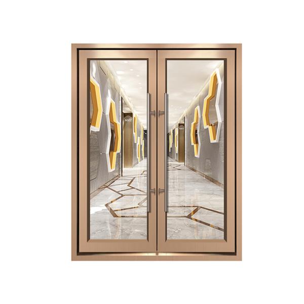 Modern Design Great Steel Main Material Aluminium Alloy Frame Spring Door for