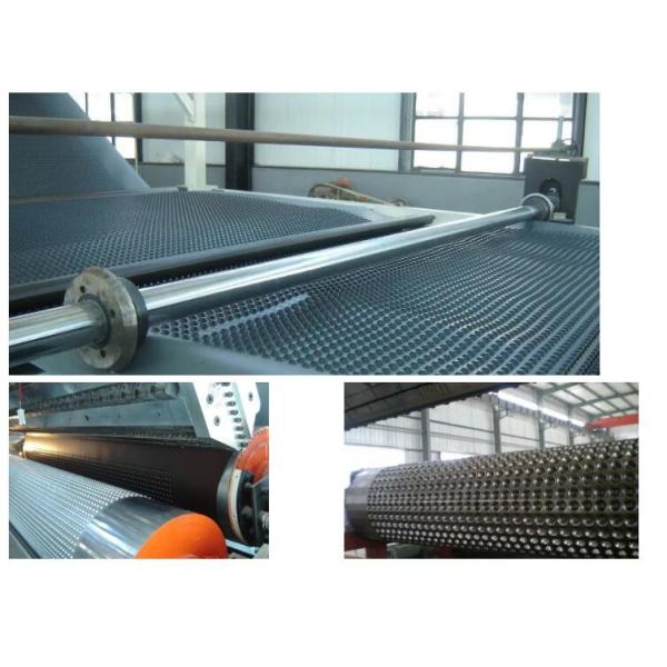 HDPE 3D Geocomposite Drain , Composite Drainage Board Extrusion Machine