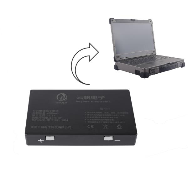 Buy cheap Custom Reinforced Laptop Battery 6700mah 14.4V Lithium Ion Battery Grade A Cell SMBUS from wholesalers
