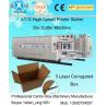 Buy cheap High Speed Corrugated Sheet Flex Die Cut Sticker Printing Machine of Slotting Unit from wholesalers