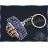 Buy cheap Waterproof Custom Metal Key Chains Basketball Keyrings With Split Ring from wholesalers