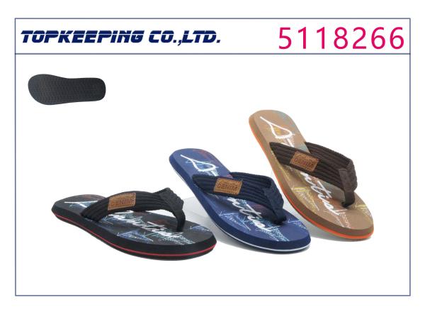 Buy cheap Summer Men Rubber Slipper Reef Anti Bacterial Thong SLipper EVA from wholesalers