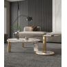 Buy cheap Rock Board Bedroom Coffee Table Round Zero Formaldehyde Rock Coffee Table from wholesalers