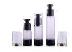 Black AS Airless Cosmetic Bottles 30ml FDA Hot Stamp Printing Custom Color