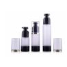 Buy cheap Black AS Airless Cosmetic Bottles 30ml FDA Hot Stamp Printing Custom Color from wholesalers