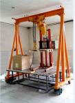 Mini Portable Gantry Crane , Mobile Rubber Tyre Gantry Crane 1 - 10 Ton