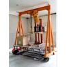 Buy cheap Adjustable Height Portable Gantry Crane , Foldable Gantry Crane With 4 Wheels from wholesalers