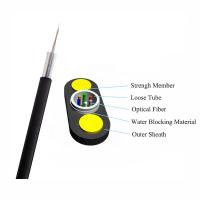 Buy cheap Unitube Flat Drop Fiber Optic Cable FTTH 5X6 MM 50um product