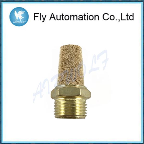 Buy cheap Airtac Pneumatic 3/8" Muffler BSL03 Sintered Brass Yellow Universal Exhaust Pipe Valved Muffler from wholesalers