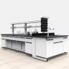 Buy cheap Commercial Chemistry Lab Table Top Stainless Steel Workbench With Cabinets from wholesalers