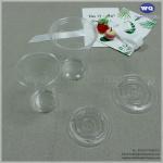 Factory Offer Plastic cup-12/14/15 Oz Disposable Clear PET Drinking Cup With Lid