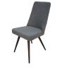 Buy cheap Polyester Fabric Upholstered Woodgrain Dining Chair Livingroom Chair Leisure Chair from wholesalers