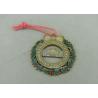 Buy cheap Customized Zinc Alloy Ribbon Medals , 3D Die Casting Antique Brass Medals from wholesalers