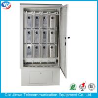 Buy cheap 2400 Pair Floor Network Cabinet Double Doors Telecommunication Distribution Box product