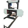 Buy cheap MJ1000/MJ1600 Portable Horizontal Band Sawmill for teak wood board cutting used from wholesalers