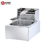 Professional Electric Deep Fryer 1 Tank 1 Basket 220V/110V Voltage for