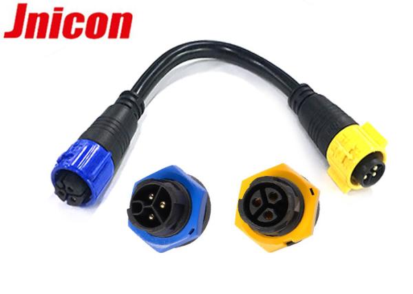 Buy cheap IP67 Waterproof Quick Disconnect Wire Connectors For Power Cable Extension from wholesalers