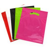 Buy cheap Cute Garment Die Cut Plastic Bags , Custom Printed Die Cut Handle Bags product
