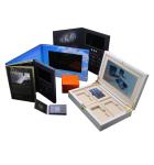 OEM Video Brochure Box With LCD Screen Video Presentation Box For Gift